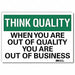 Safety Decal 7 in x 10 in Rflct Sheeting
