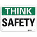 Safety Sign 7 in x 10 in Plastic