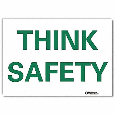 Safety Decal 7 in x 10 in Rflct Sheeting