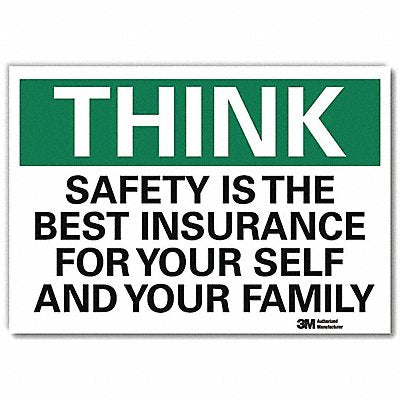 Safety Decal 10in x 14in Rflct Sheeting