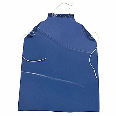 Bib Apron 50inLx36inW Blue 6 mil PK12