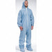 Hooded Coverall w/ Boots Blue 2XL PK25