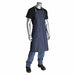 Bib Apron 55inLx36inW Blue 8 mil PK12