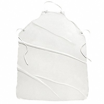 Bib Apron 45 Lx36 W White 8 mm PK12
