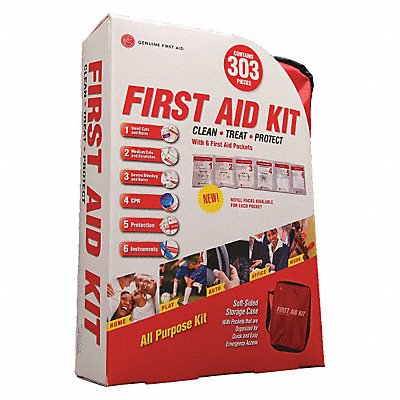 First Aid Kit Industrial 303 Components