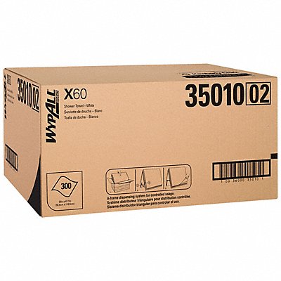 Dry Wipe 20 x 43-3/4 White PK3