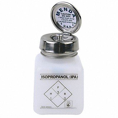 IPA Bottle 85.72mm H Clear 53.98 mm Dia