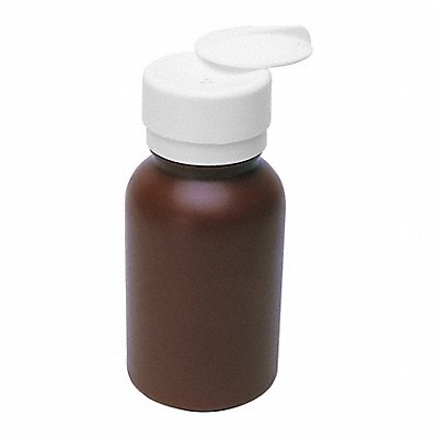 Bottle 146.1 mm H Brown 63.5 mm Dia