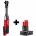 Ratchet Cordless 12V DC 55 ft-lb Torque