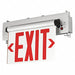 Edge-Lit Exit Sign LED Battery BackUp Rd