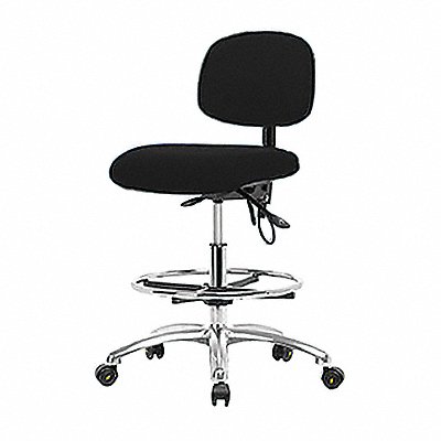Fab ESD Chr Med Tilt FR Cstrs Blk