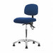 Fabric ESD Chair Med Glides Blue