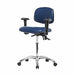 Vinyl ESD Chair Desk Arms Cstrs Blue