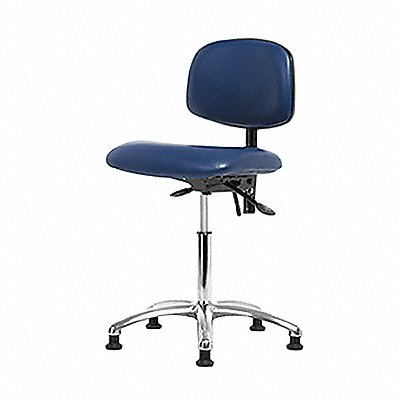 Vinyl ESD Chair Desk Glides Blue