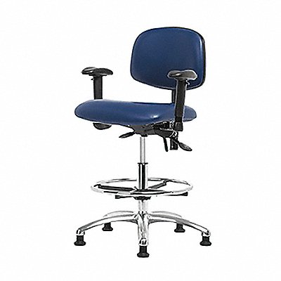 Vinyl ESD Chr Med Arms FR Stat Blue