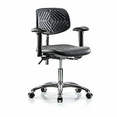 Poly CR Chair Low AA Cast Blk