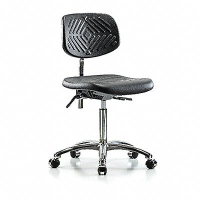 Poly CR Chair Med Tilt Cast Blk