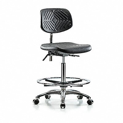 Poly CR Chair High FR Cast Blk