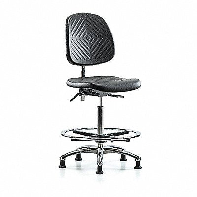 Poly CR Chair High Med Back Stat Blk