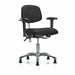 Vinyl CR Chair Low T AA Stat Blk