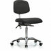 Vinyl Clean Room Chair Med Cast Blk
