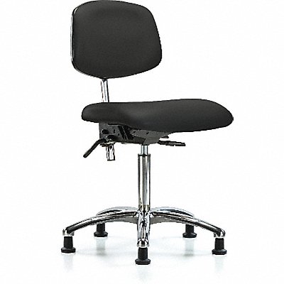 Vinyl CR Chair Med Tilt Stat Blk