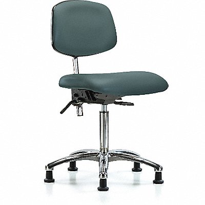 Vinyl CR Chair Med Tilt Stat Blue