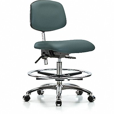 Vinyl CR Chair Med FR Cast Blue