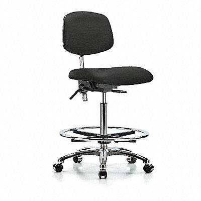 Vinyl CR Chair High FR Cast Blk