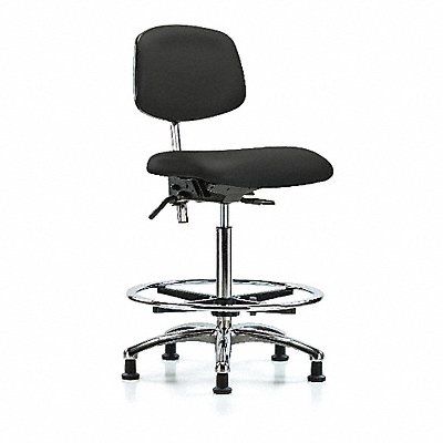 Vinyl CR Chair Hi Tilt FR Stat Blk