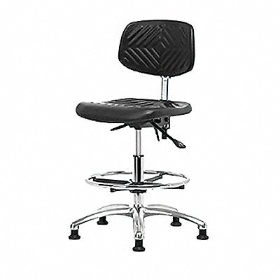 Poly ESD Chair Med FR Tilt Glides