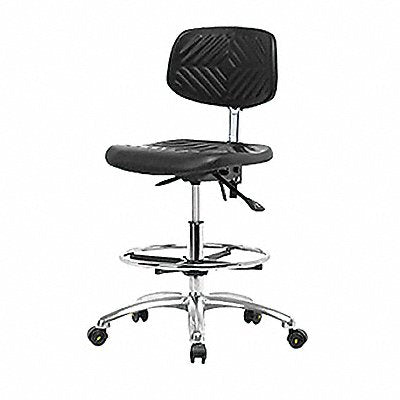 Poly ESD Chair Med Foot Ring Casters