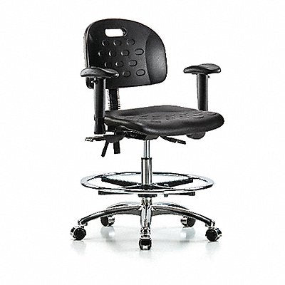 Poly Chr Chrm Med T AA FR Cast Blk