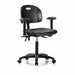 Poly Chair Med Tilt AA Cast Black