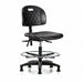 Poly Chair Med FR Glides Black Poly