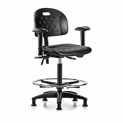 Poly Chair High AA FR Glides Black