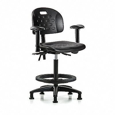 Poly Chair High AA FR Glides Black