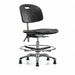 Poly CR Chr Med Tilt FR Glides Blk
