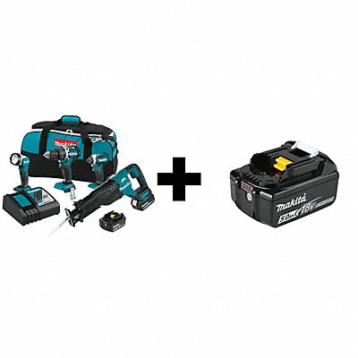 Cordless Combination Kit 18V DC 4 Tools