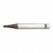 Ball End Mill Single End 3/16 Carbide