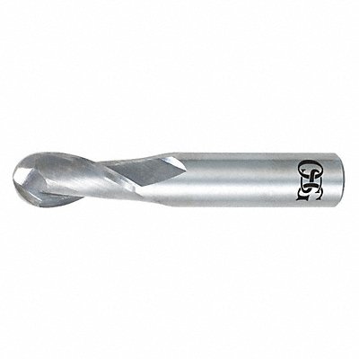Ball End Mill Single End 9/16 Carbide