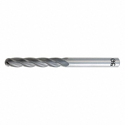 Ball End Mill Single End 3/16 Carbide