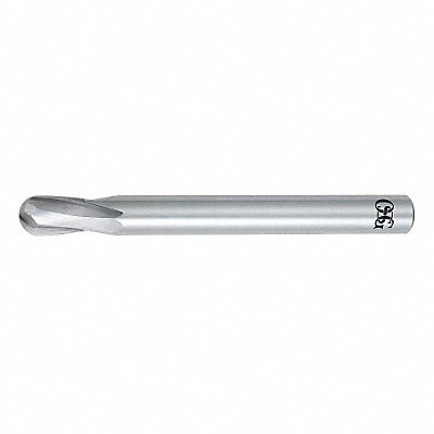 Ball End Mill Single End 8.00mm Carbide