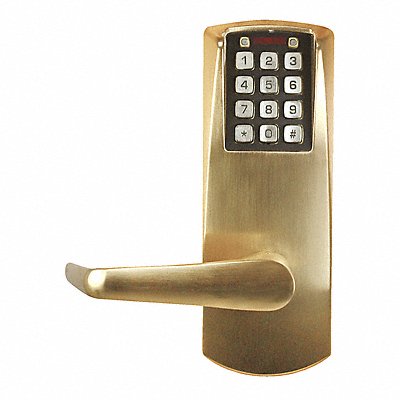 Deadbolt Lck No Key Override Satin Brass