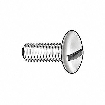 MS #8-32 Zinc Plated 3/8L SLT 100PK