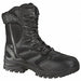 Boots 8-1/2XW Black Side Zipper PR