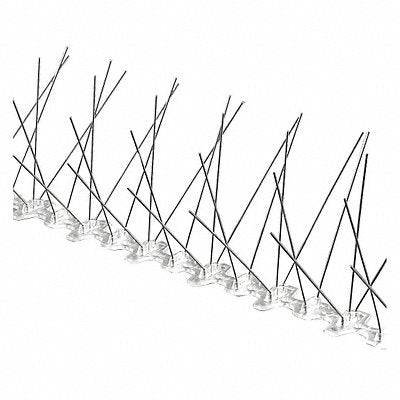 Bird Repellent Spikes 25 ft L 5 in W