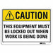 Safety Sign 10 in x 14 in Aluminum