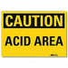Caution Sign 7 in x 10 in Rflct Sheeting