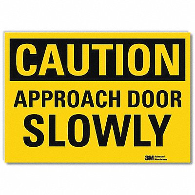 Caution Sign 7x10in Reflective Sheeting